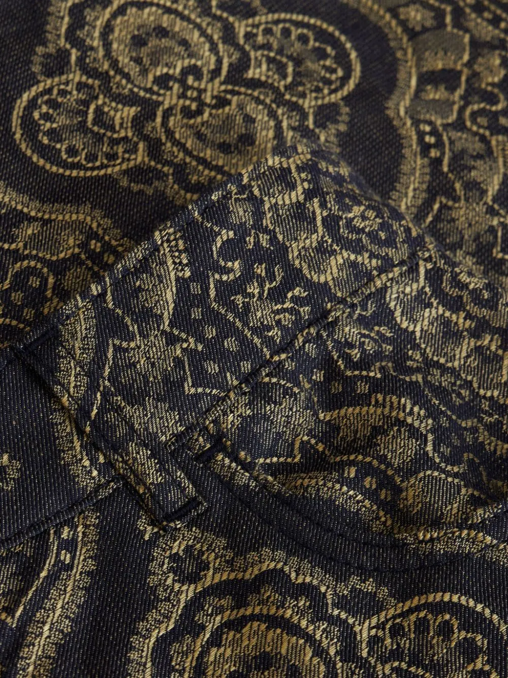 Paisley Printed Straight Leg Trousers