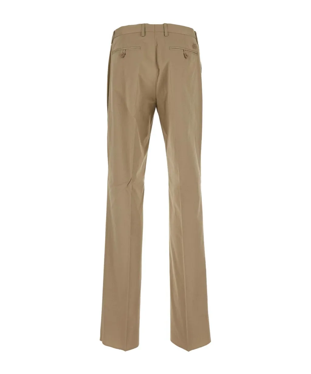 Mid-Waisted Tapered Trousers