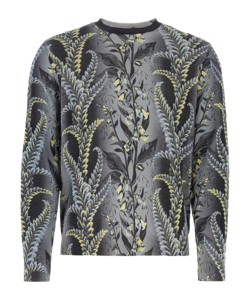 Floral Printed Knit Jumper