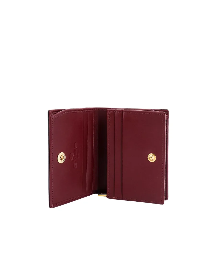 Pegaso Embroidered Paisley Jacquard Wallet