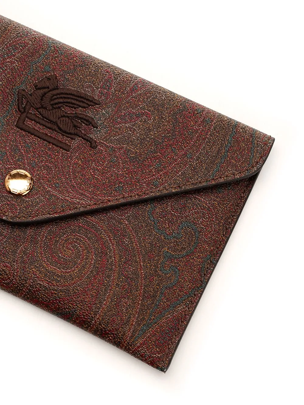 Pegaso Paisley Jacquard Envelope Wallet
