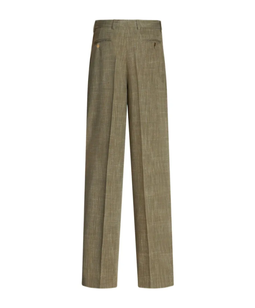 High-Waist Tailored Trousers