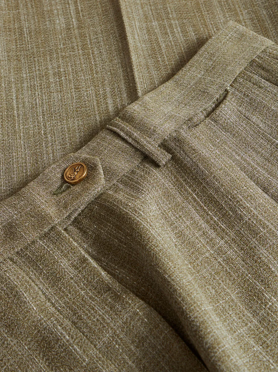 High-Waist Tailored Trousers