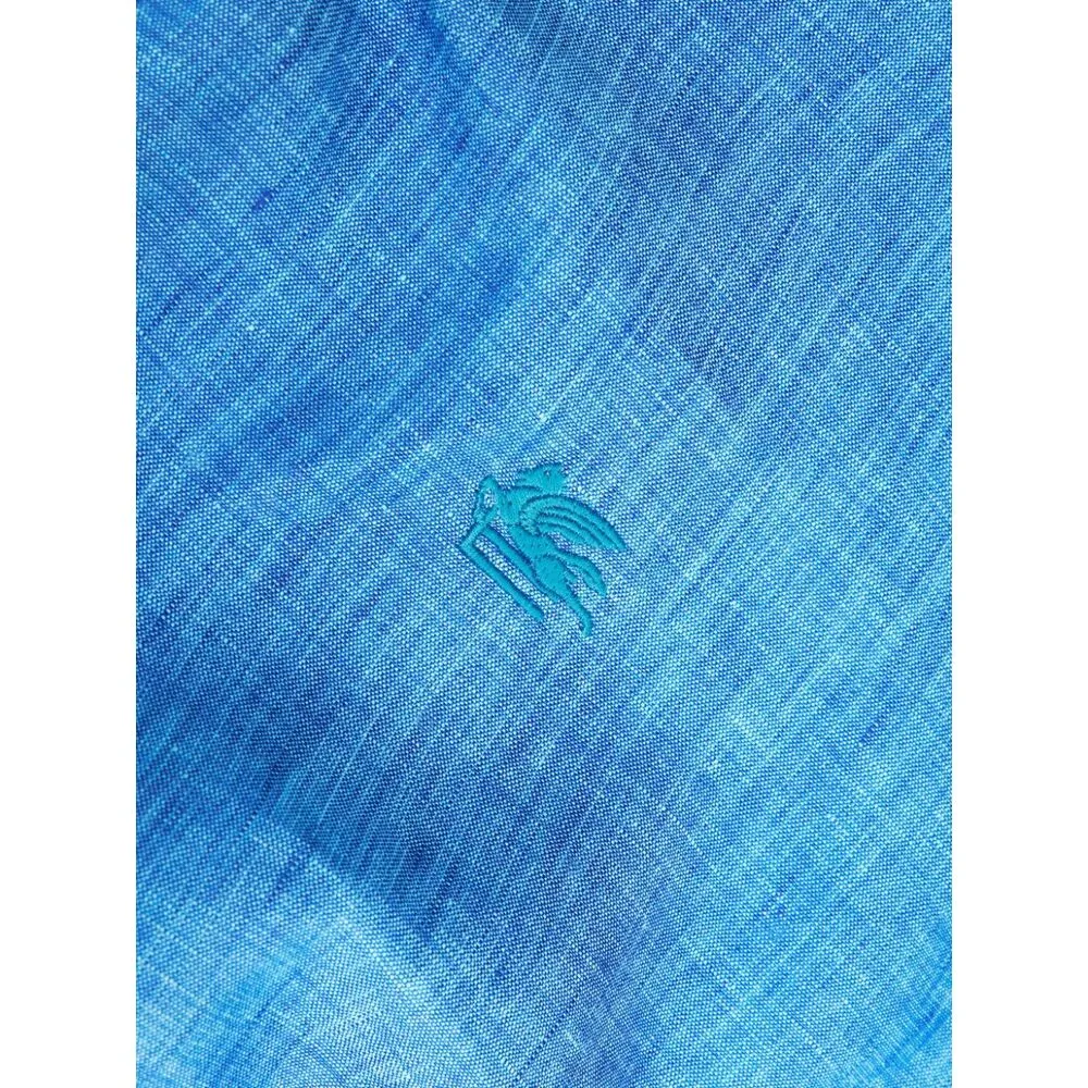 Pegaso-Embroidered Long-Sleeved Shirt