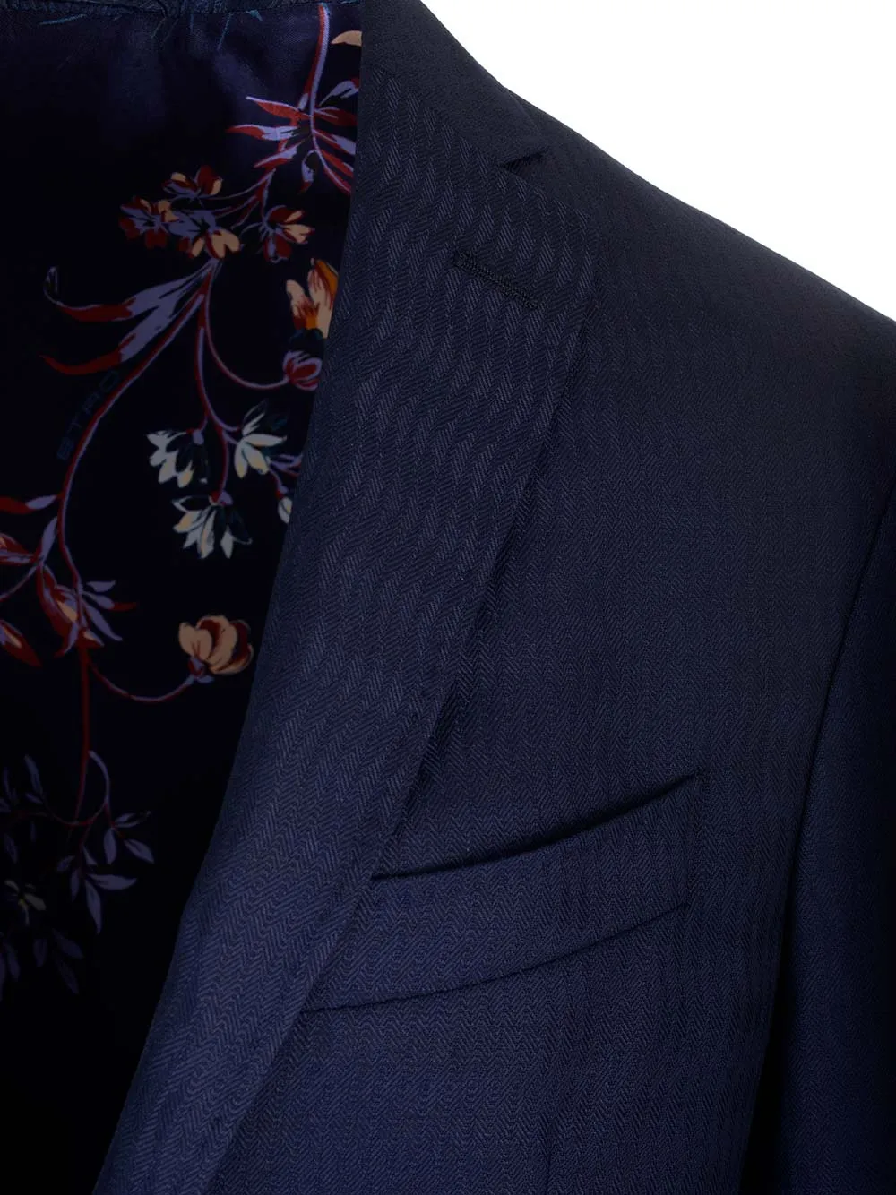 Jacquard Single-Breasted Blazer