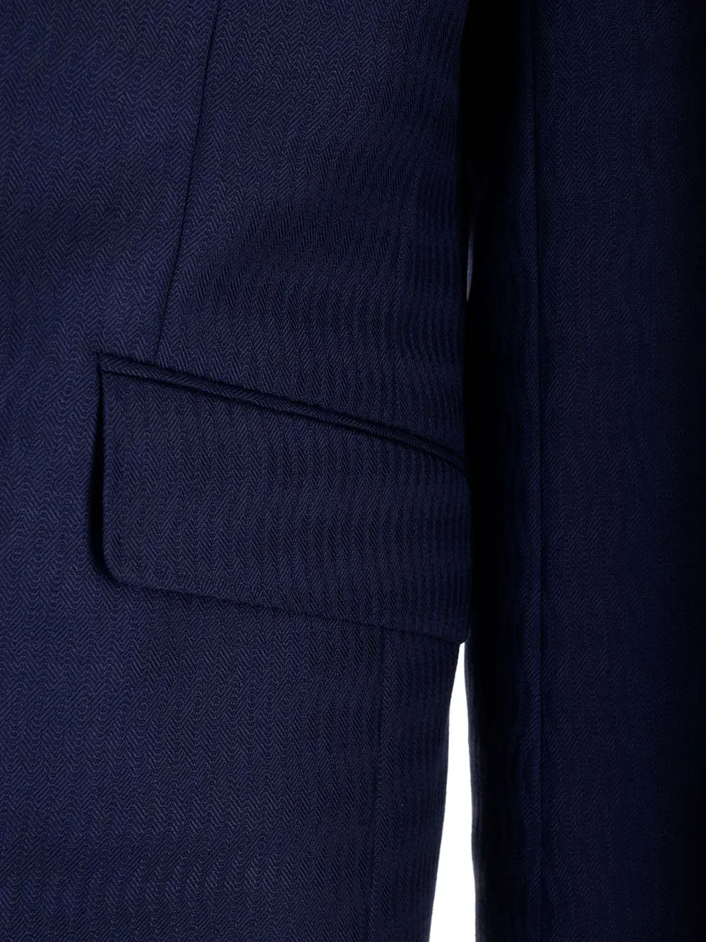 Jacquard Single-Breasted Blazer