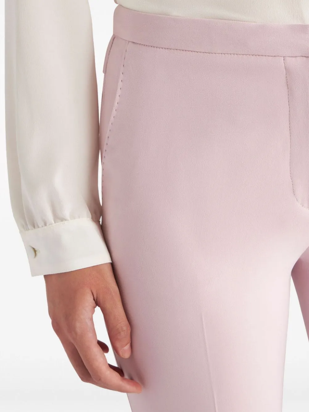 Pleat Flared Trousers