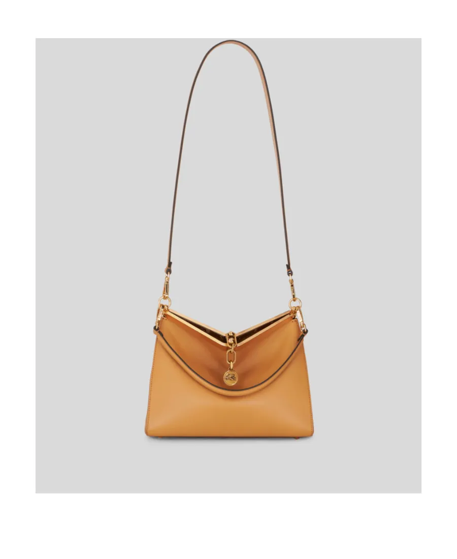 Log Charm Medium Vela Shoulder Bag