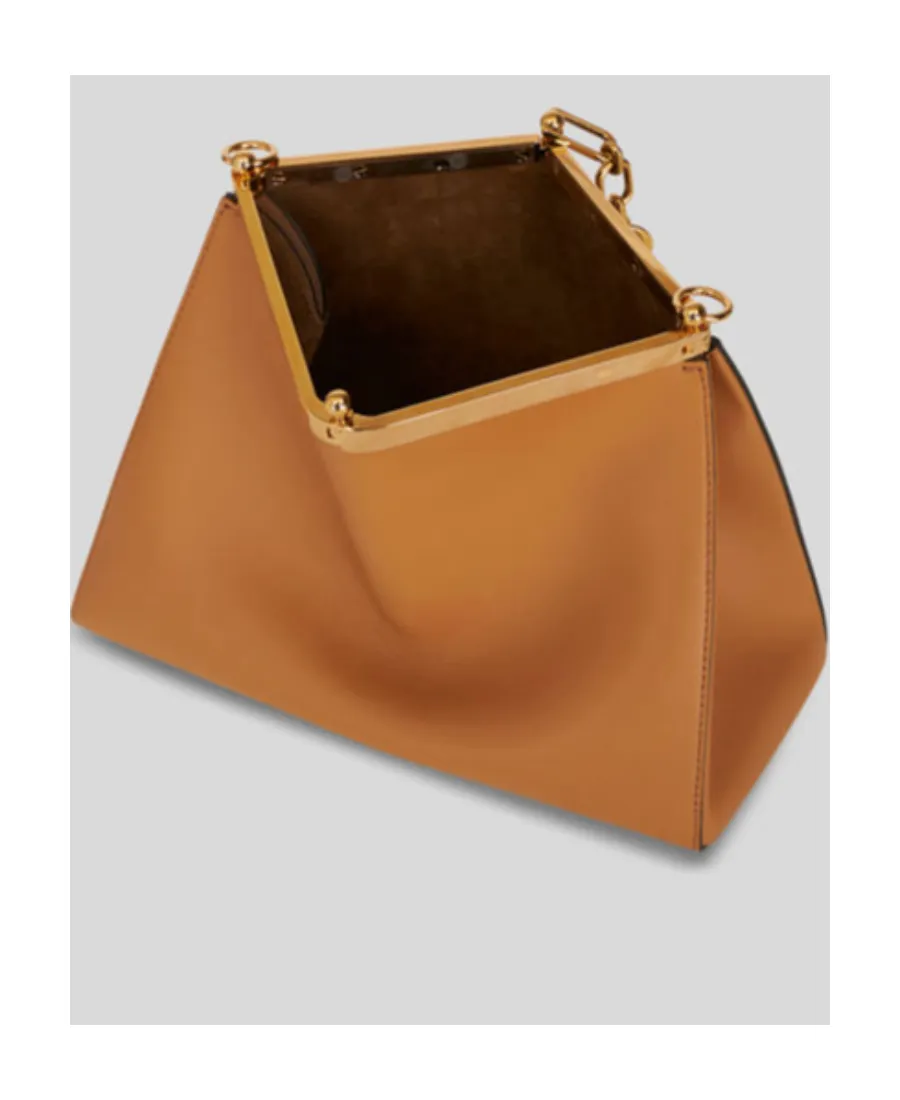 Log Charm Medium Vela Shoulder Bag