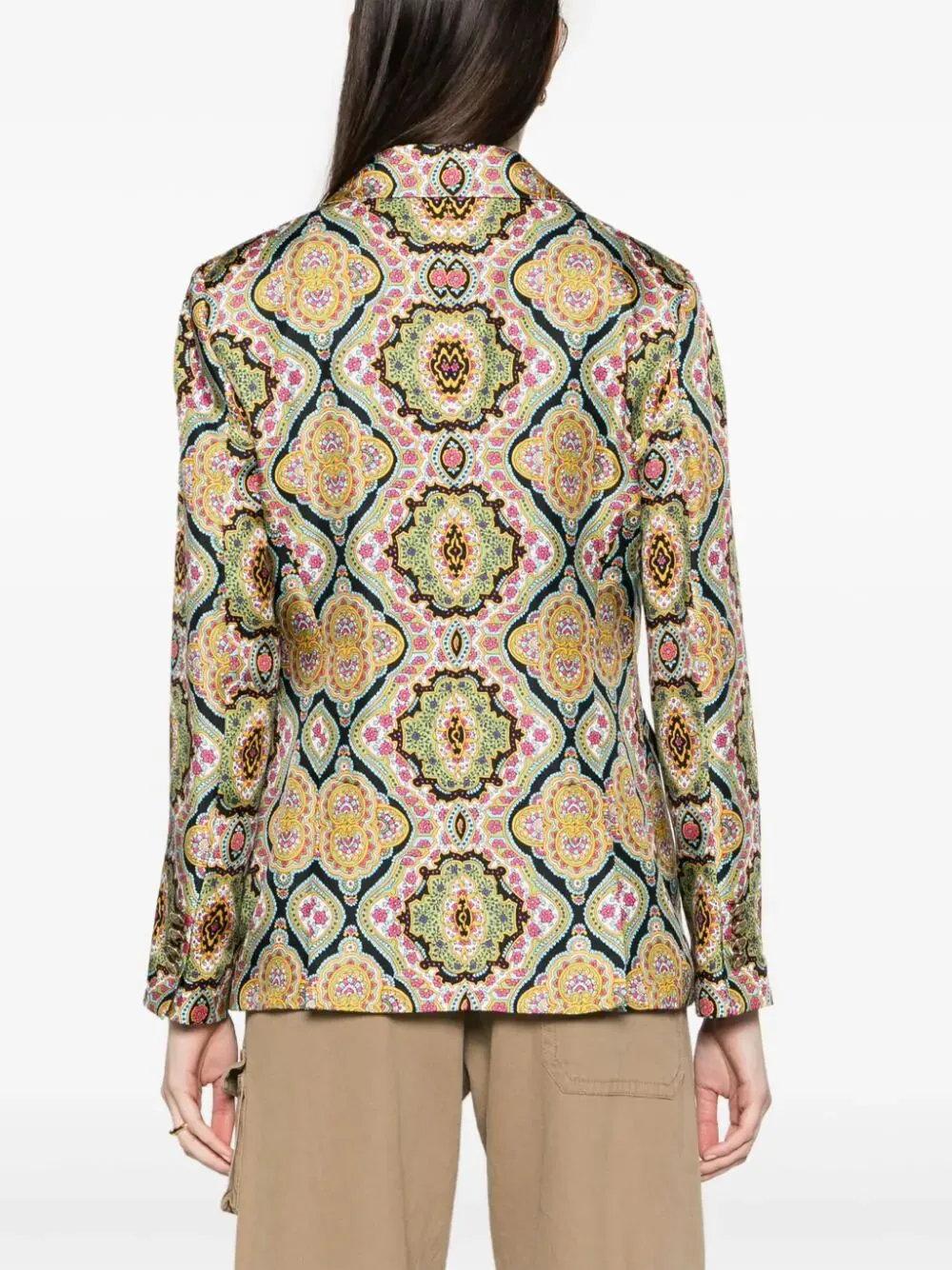 Single Breasted Printed Blazer