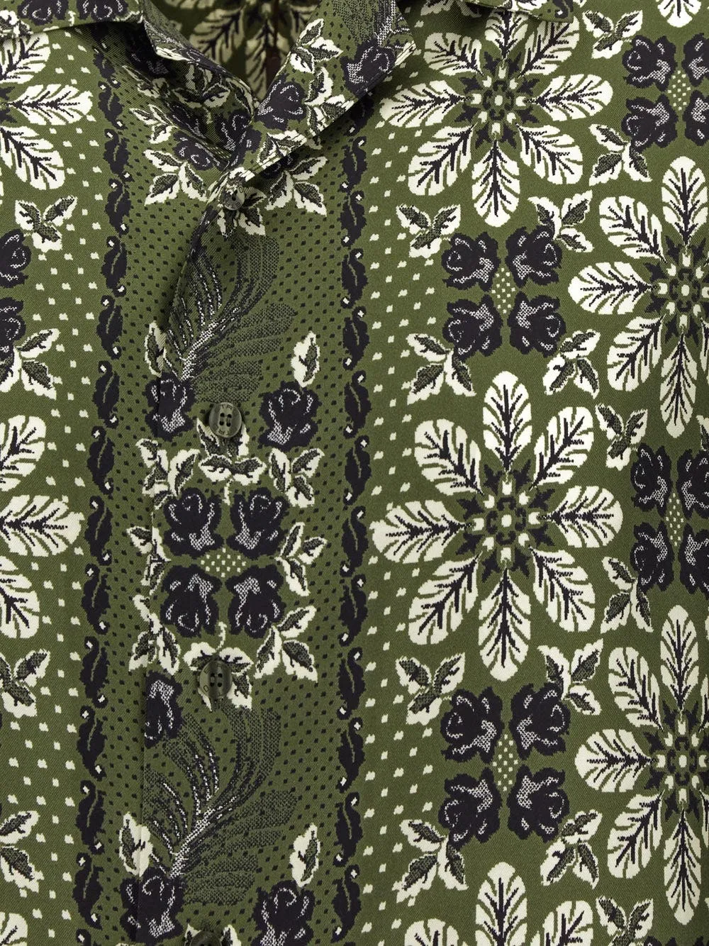 Floral Printed Short-Sleeved Shirt