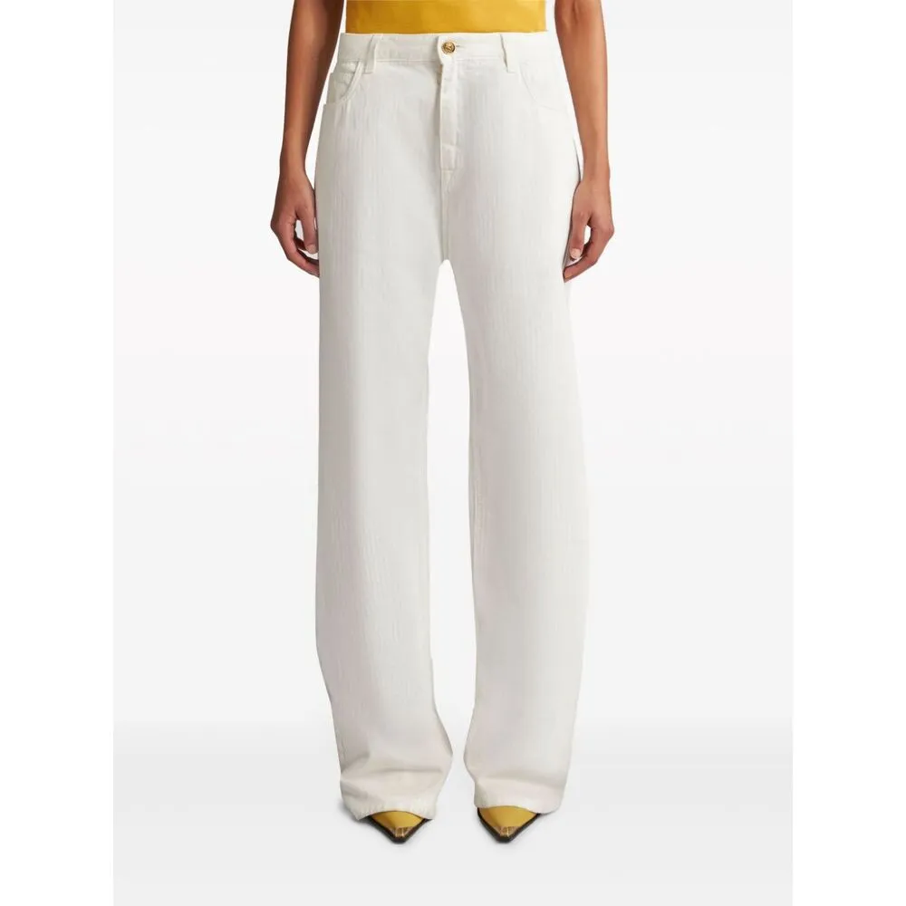 Belt Ring Denim Trousers