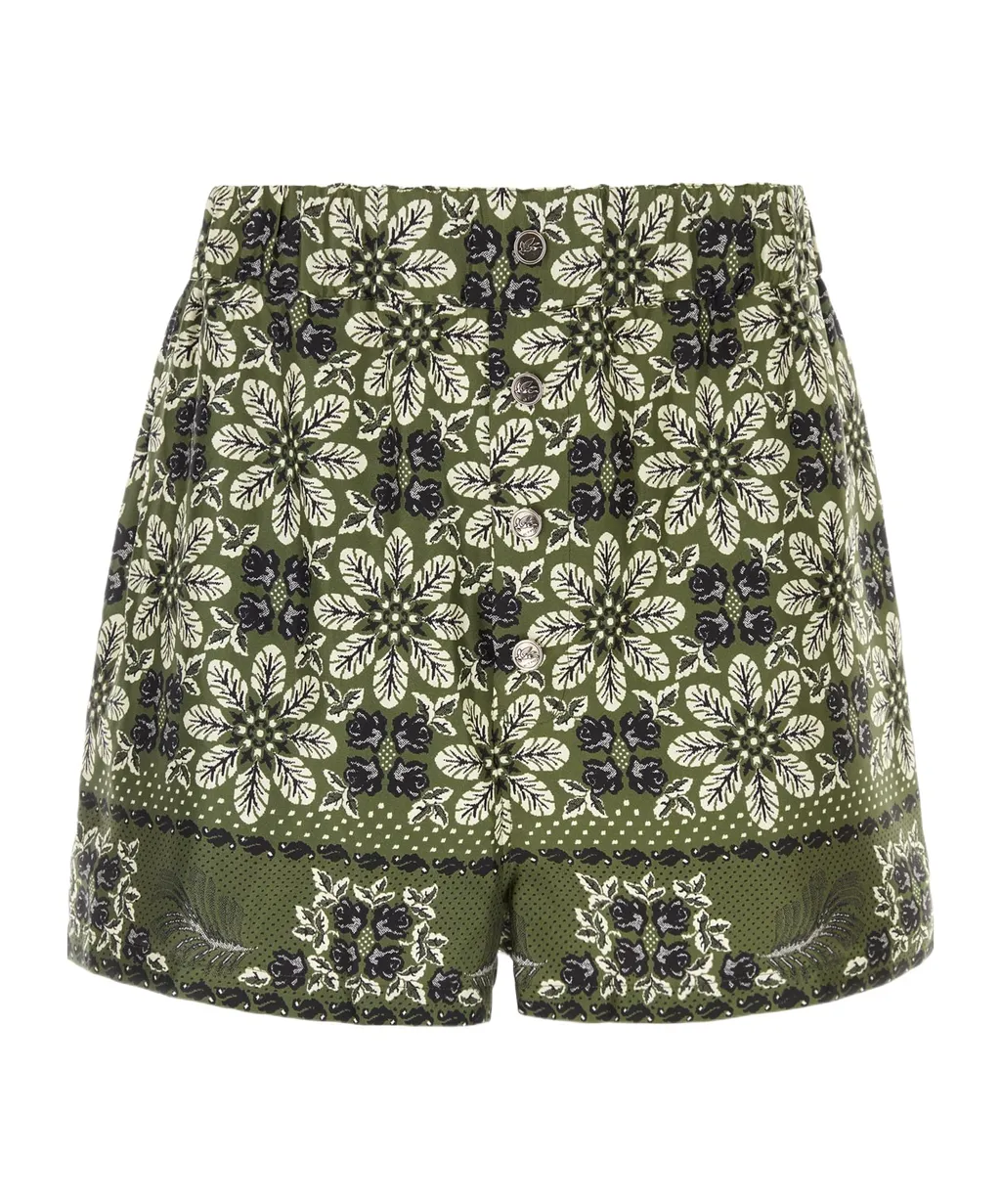 Floral Print Shorts
