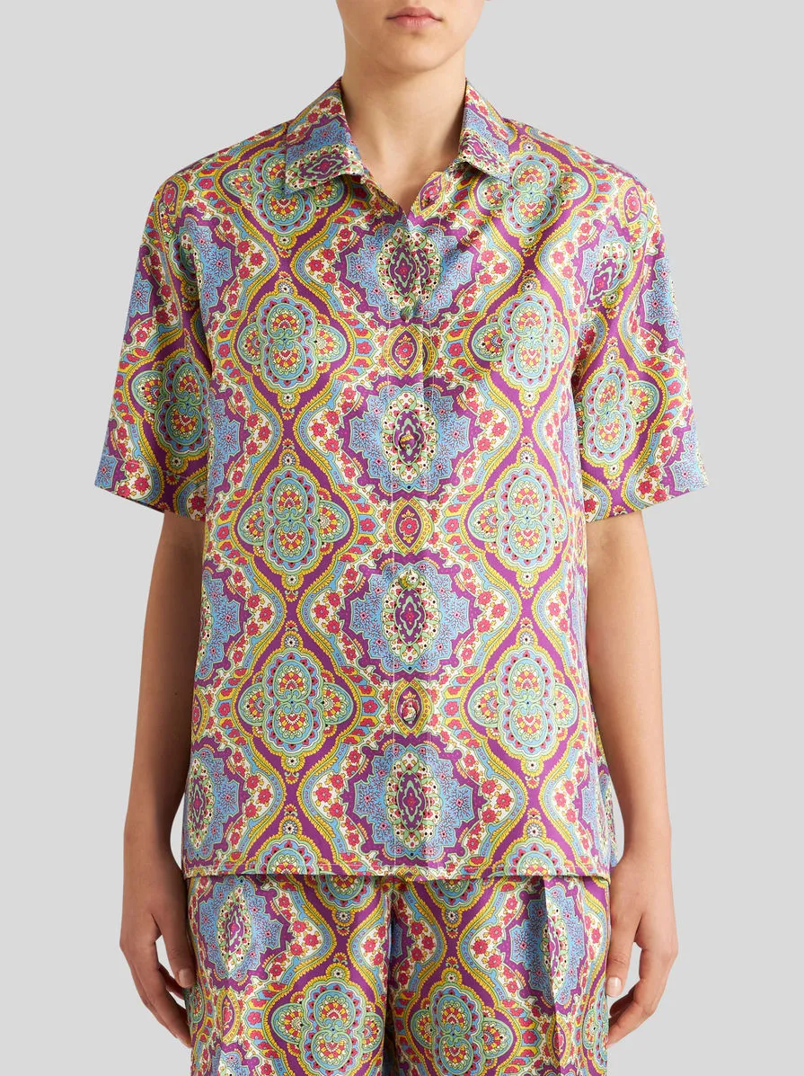 Short-Sleeved Printed Shirt