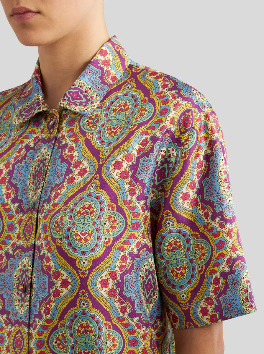 Short-Sleeved Printed Shirt