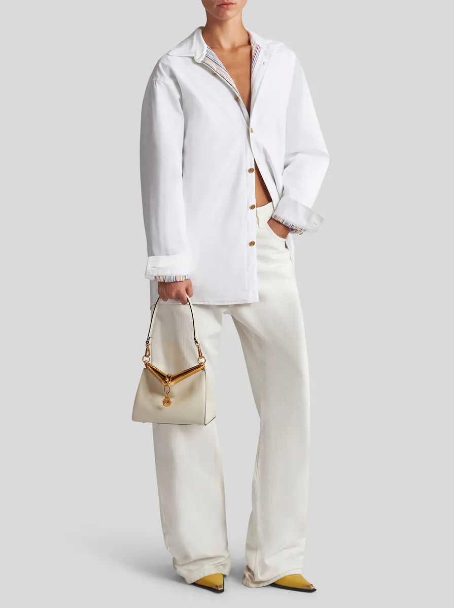 Vela Logo Charm Mini Shoulder Bag