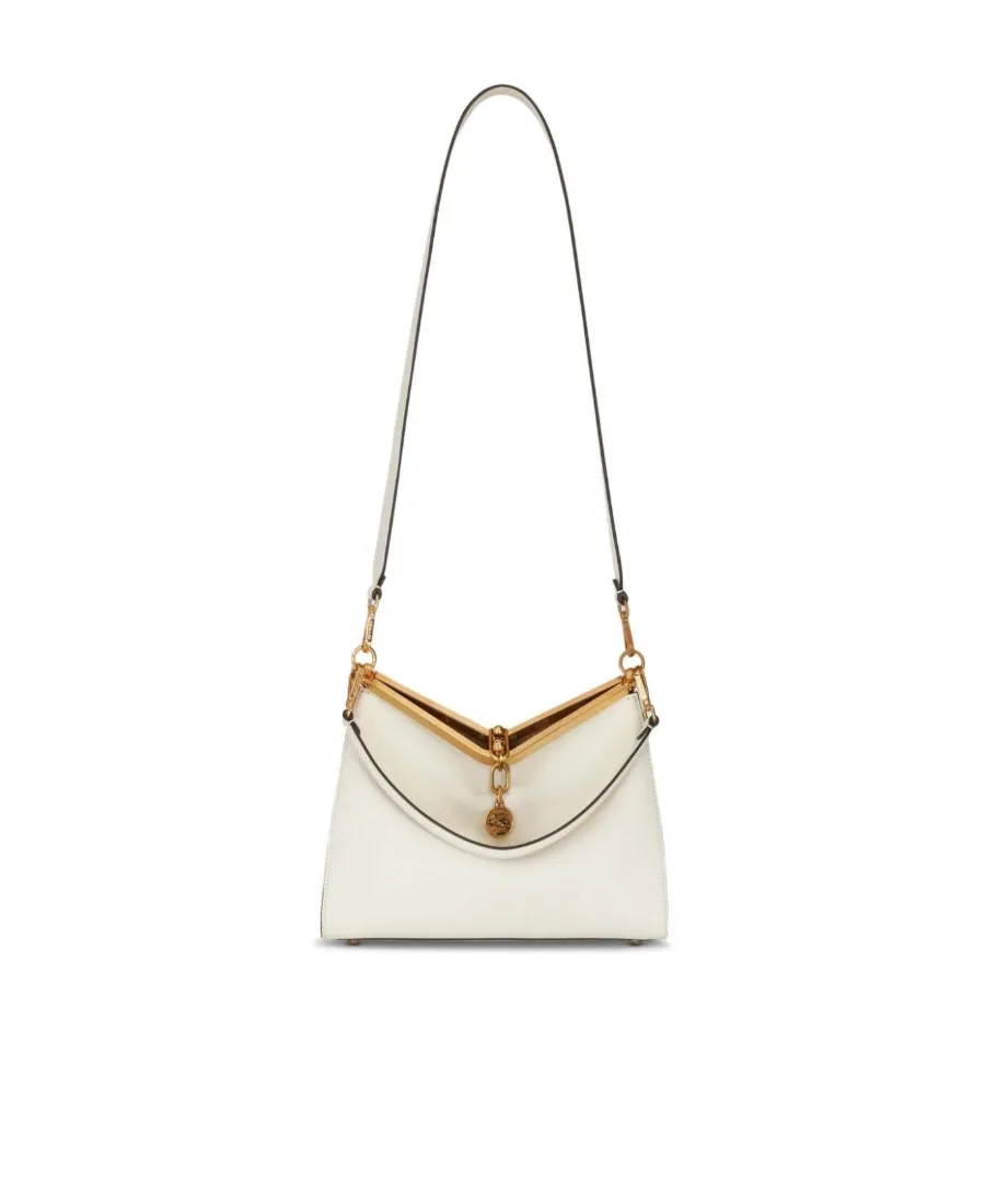 Log Charm Medium Vela Shoulder Bag