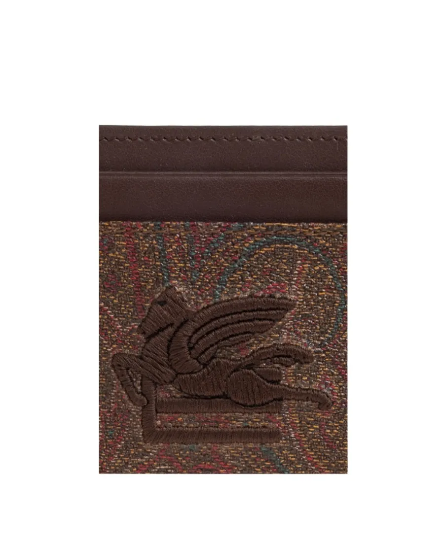 Pegaso Embroidered Card Holder
