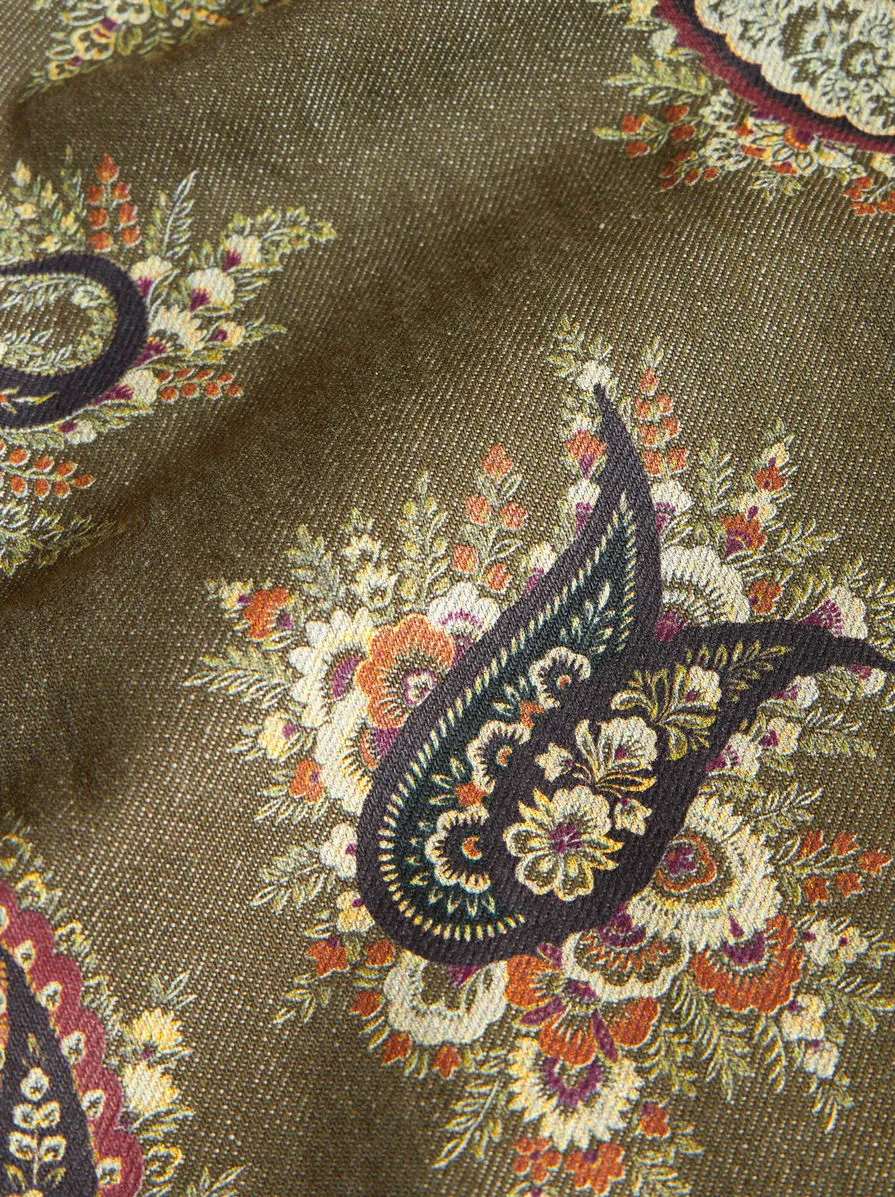 Paisley Denim Overshirt