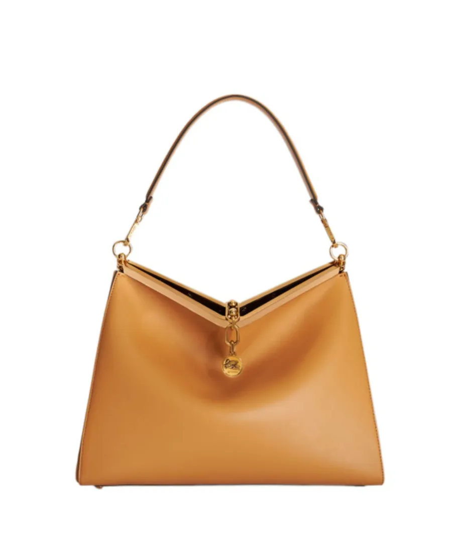 Large Vela Clasp Fastened Shoulder Bag