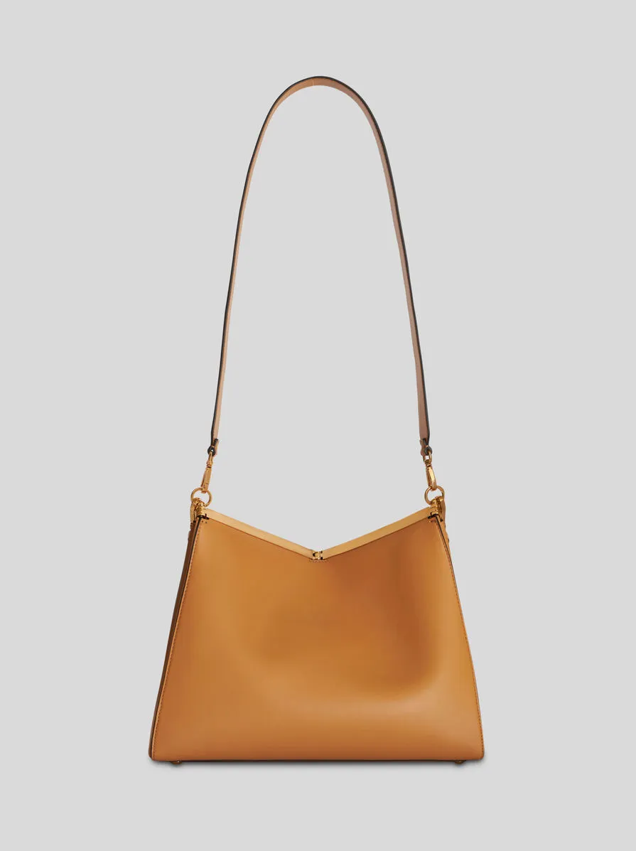 Large Vela Clasp Fastened Shoulder Bag
