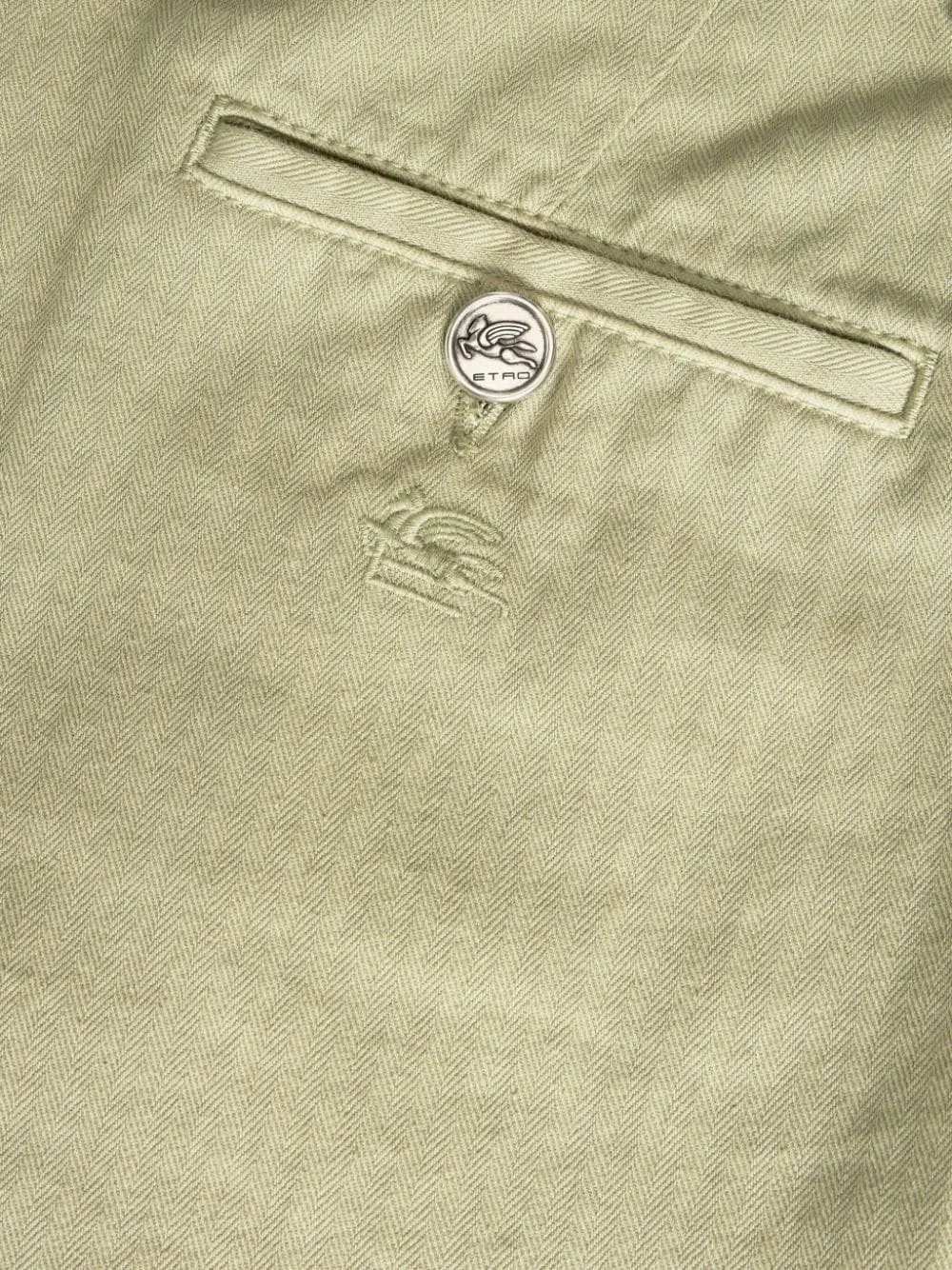 Cotton Bermuda Shorts With Buttons