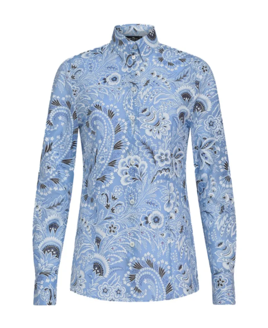 Paisley Printed Buttoned Shirt