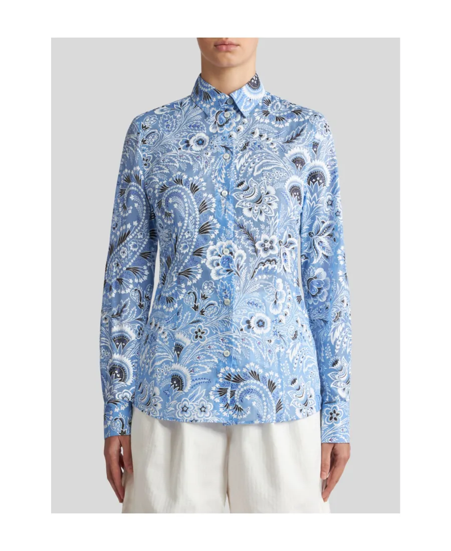 Paisley Printed Buttoned Shirt