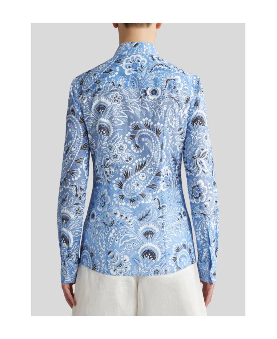 Paisley Printed Buttoned Shirt