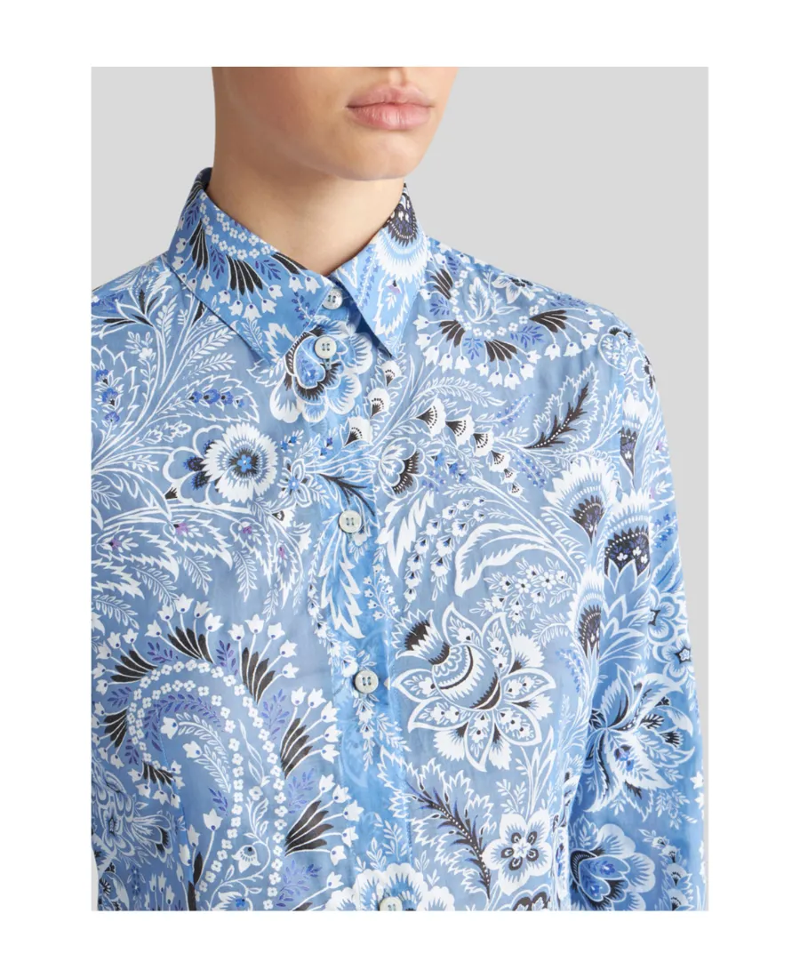 Paisley Printed Buttoned Shirt