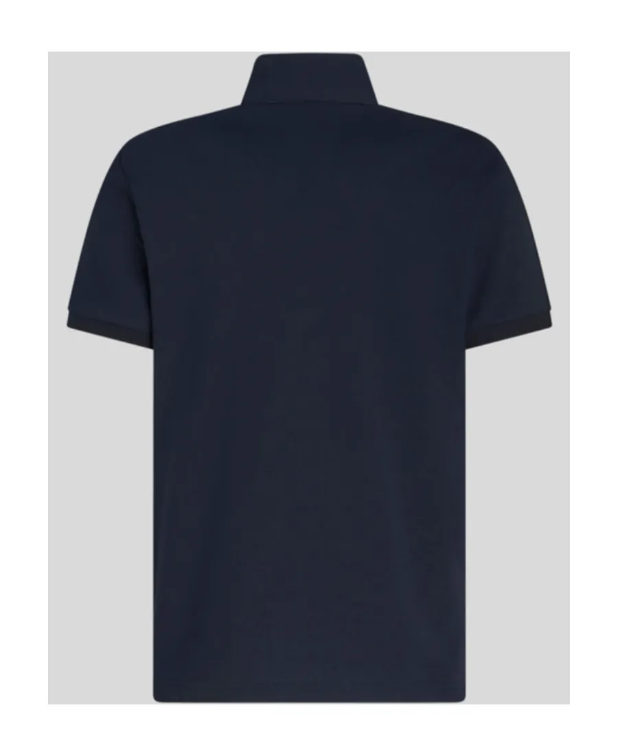 Logo Embroidered Short Sleeved Polo Shirt