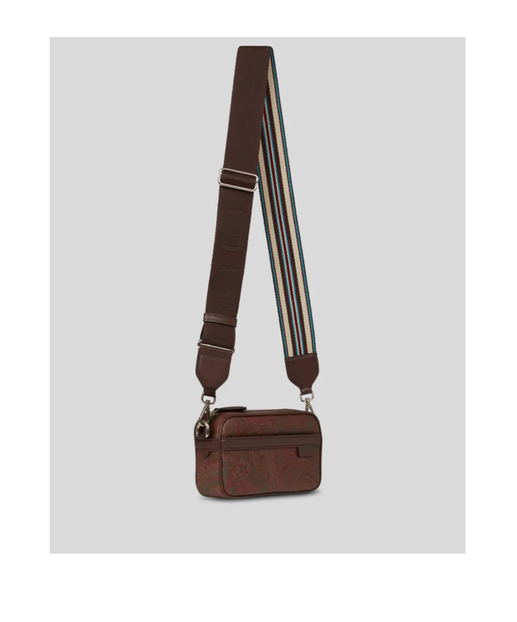Paisley-Print Small Shoulder Bag