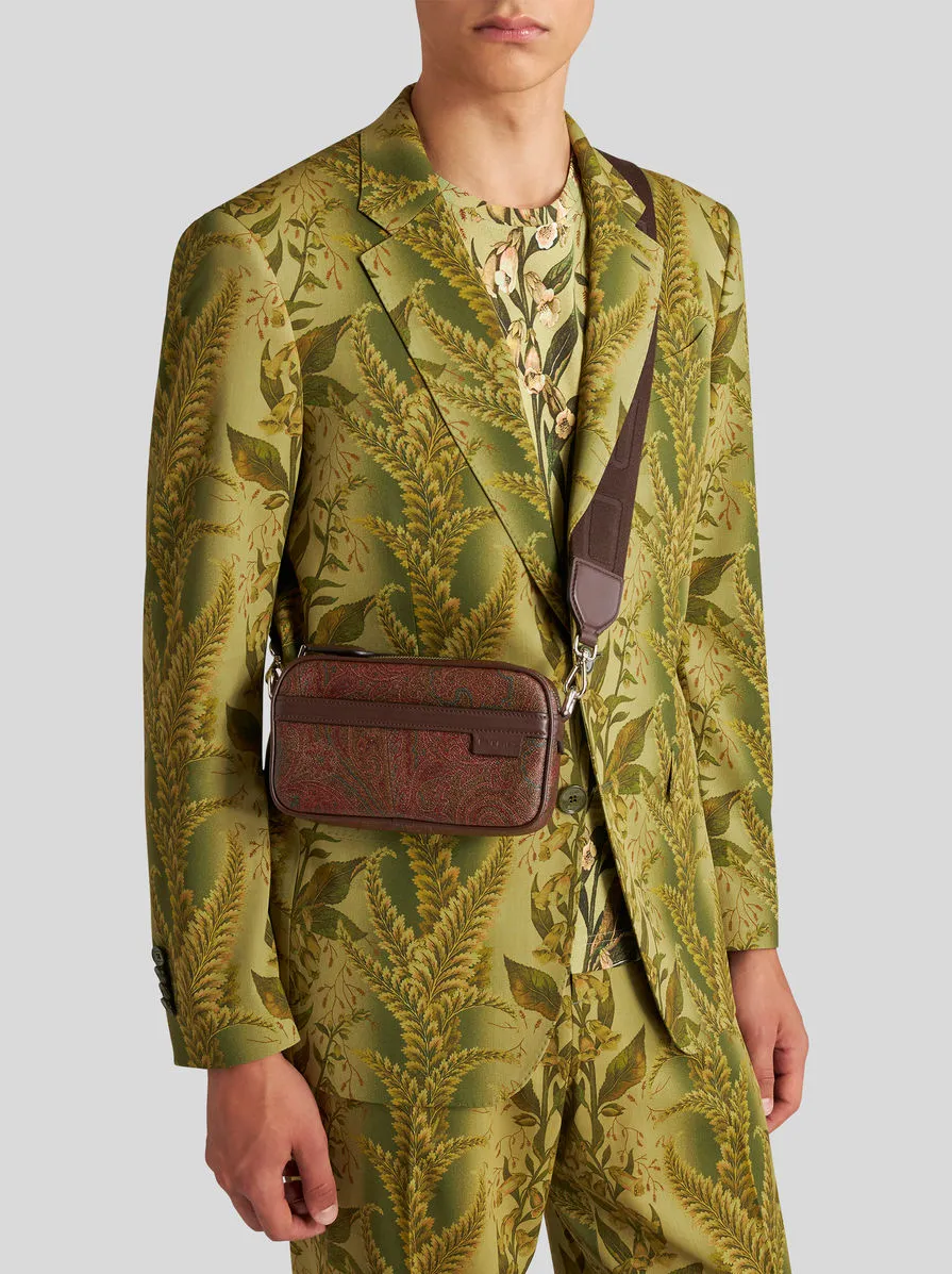 Paisley-Print Small Shoulder Bag