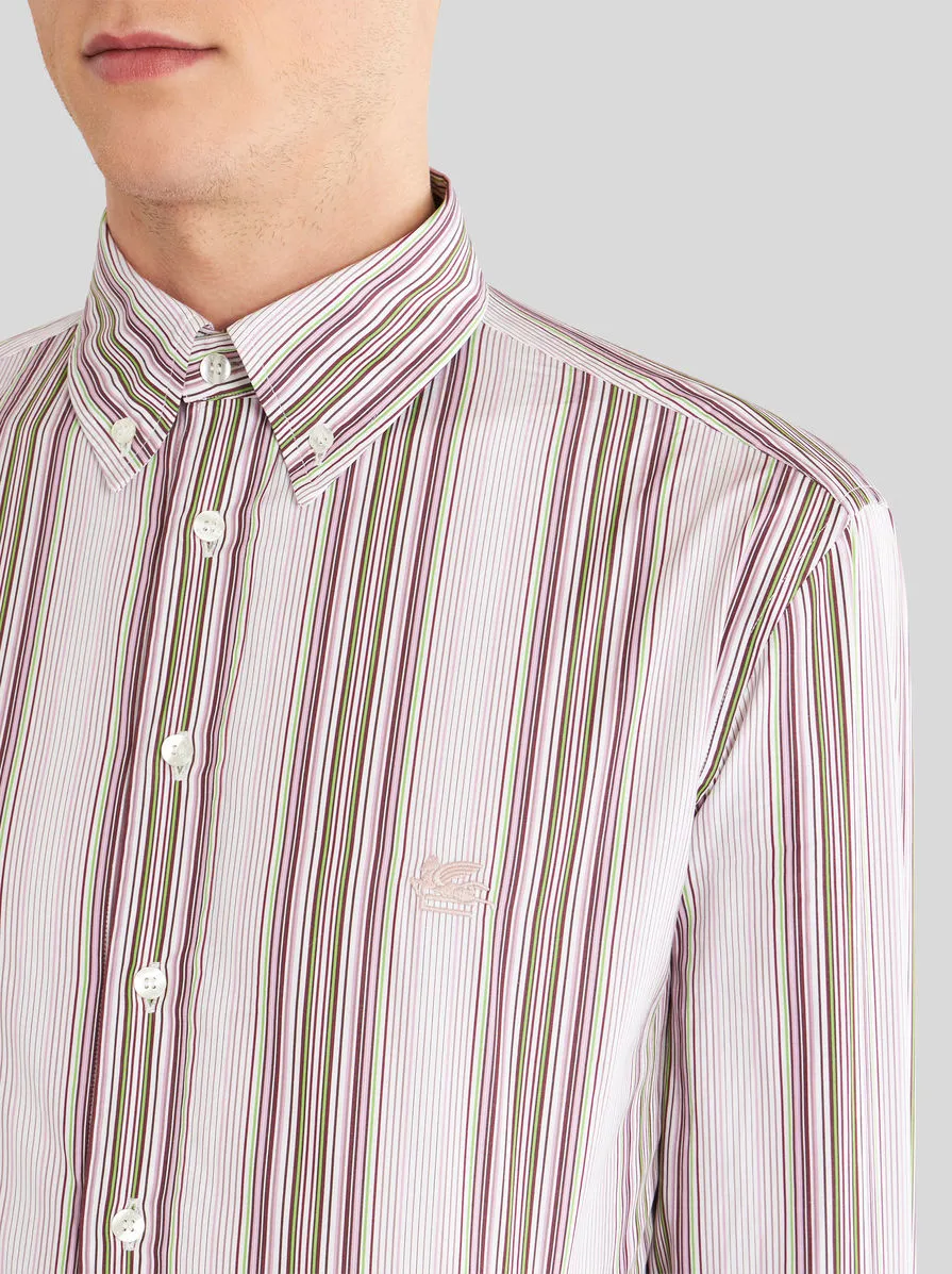 Striped Long-Sleeved Shirt