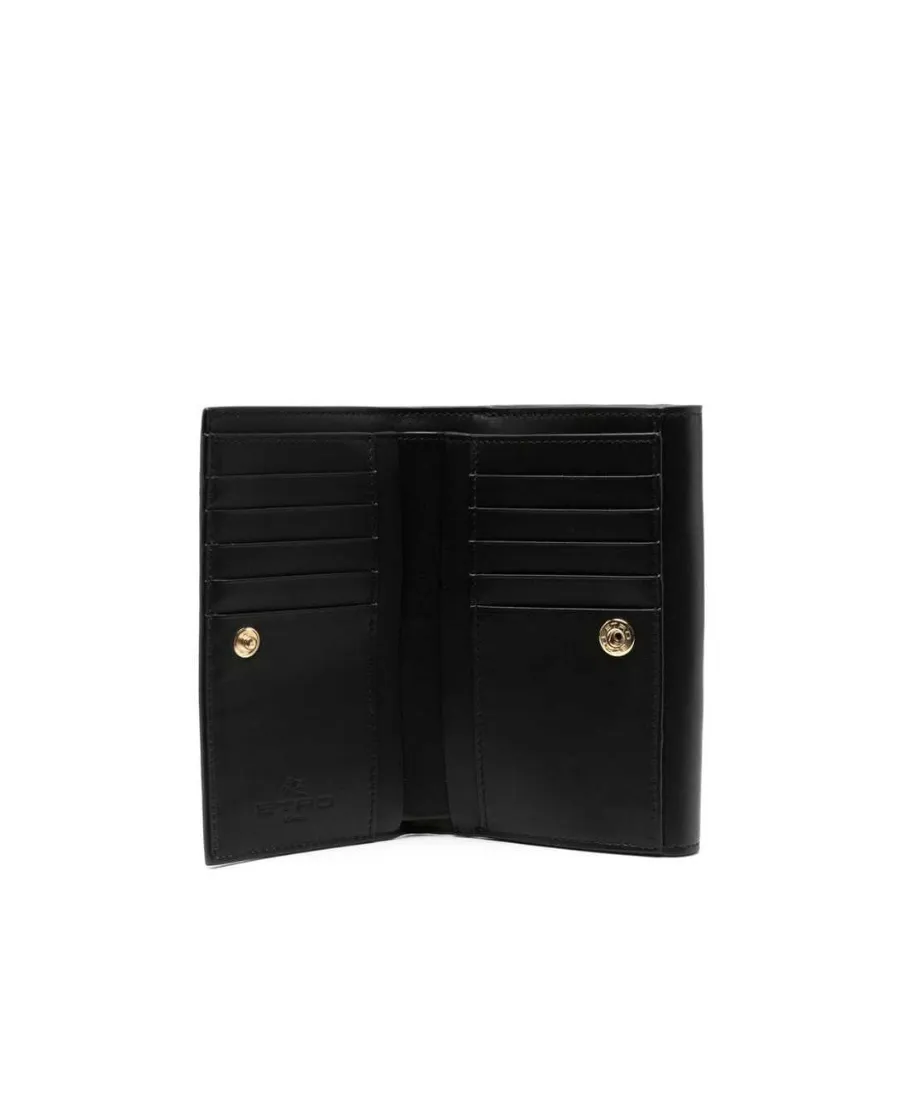 Essential Paisley Printed Foldover Wallet