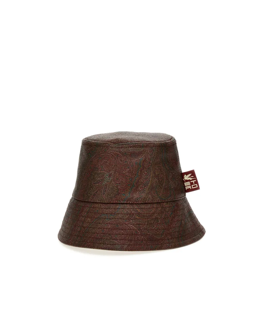 Allover Paisley-Printed Bucket Hat