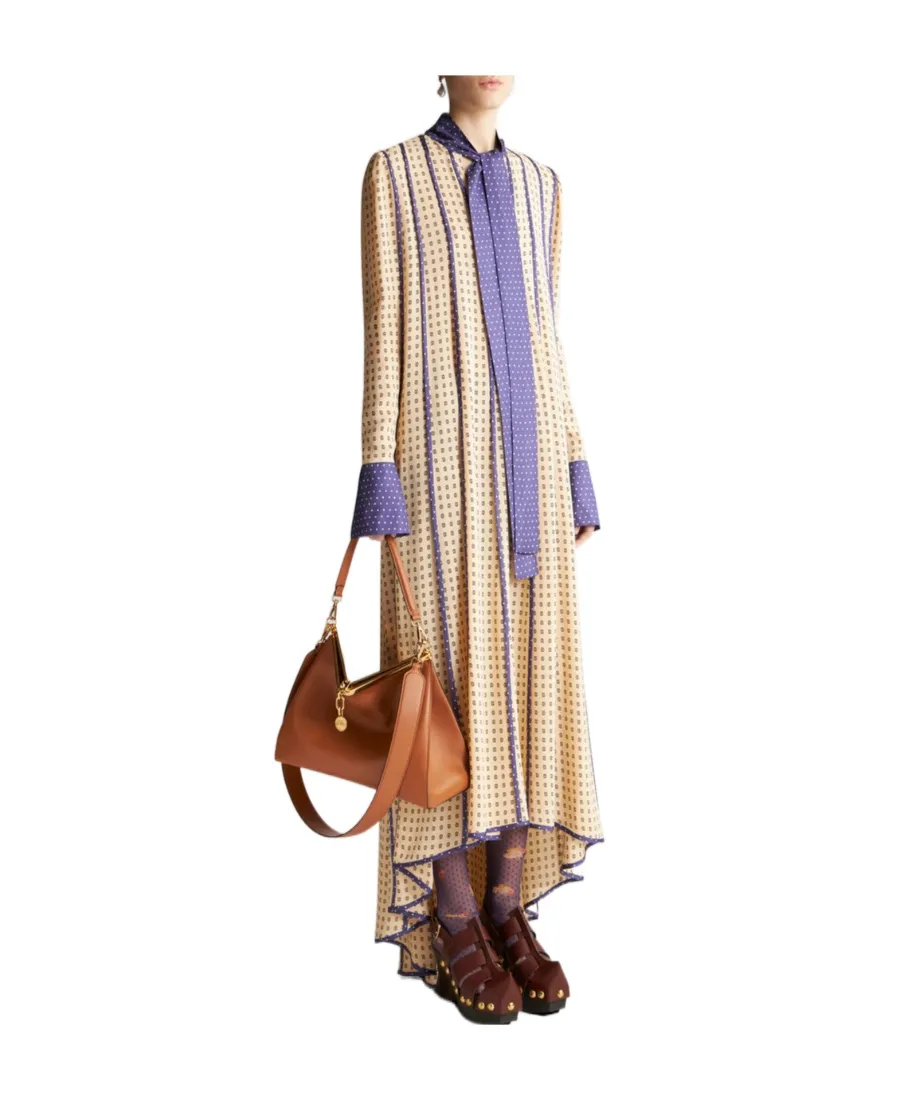 Vela Pegaso Motif Large Shoulder Bag