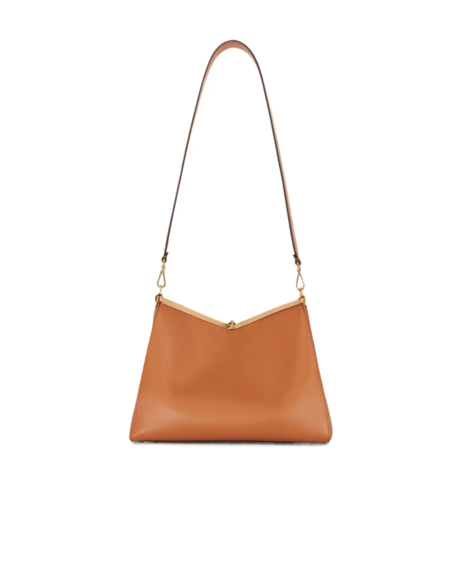 Vela Pegaso Motif Large Shoulder Bag