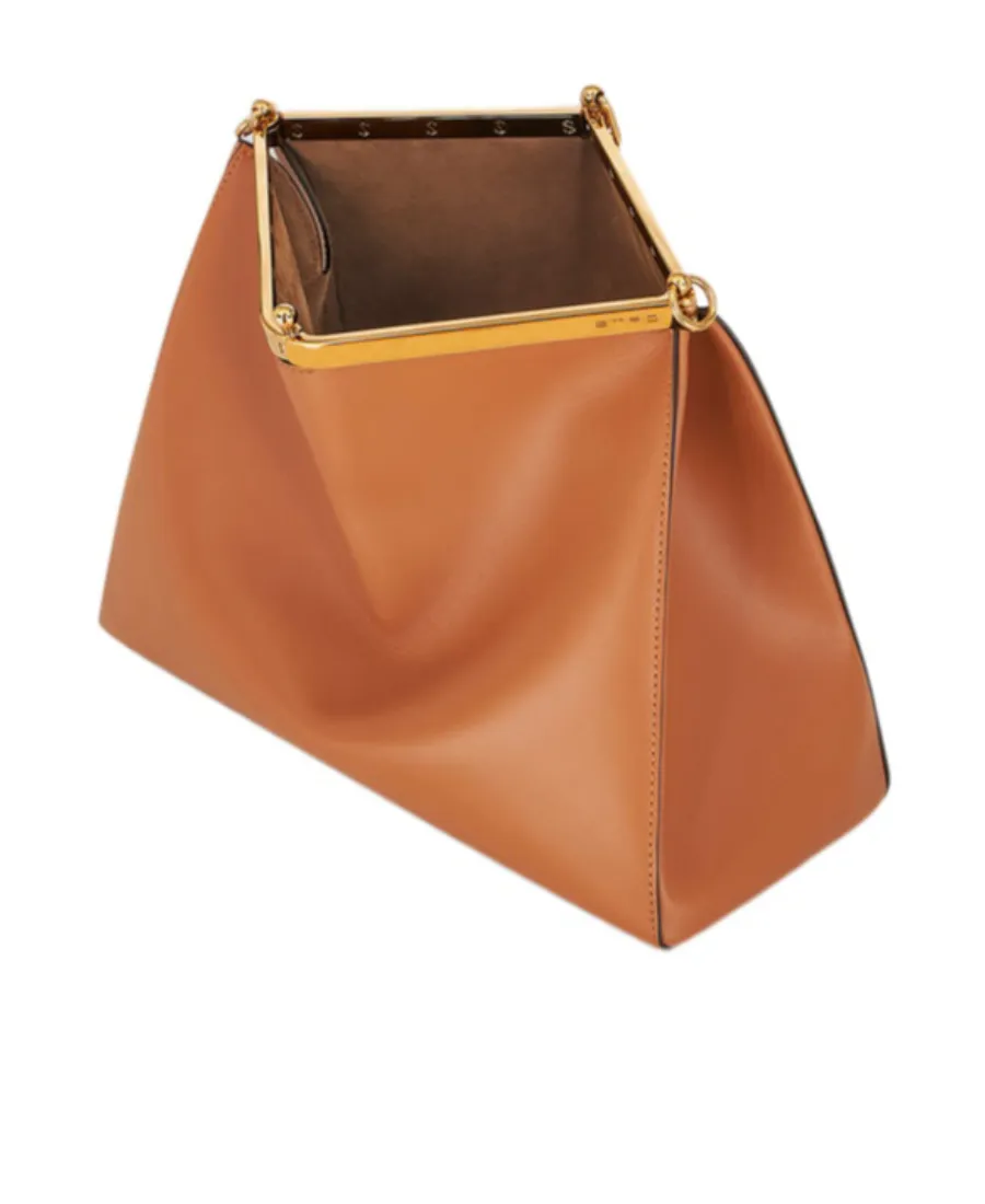 Vela Pegaso Motif Large Shoulder Bag