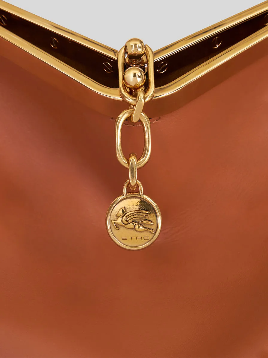Vela Pegaso Motif Large Shoulder Bag