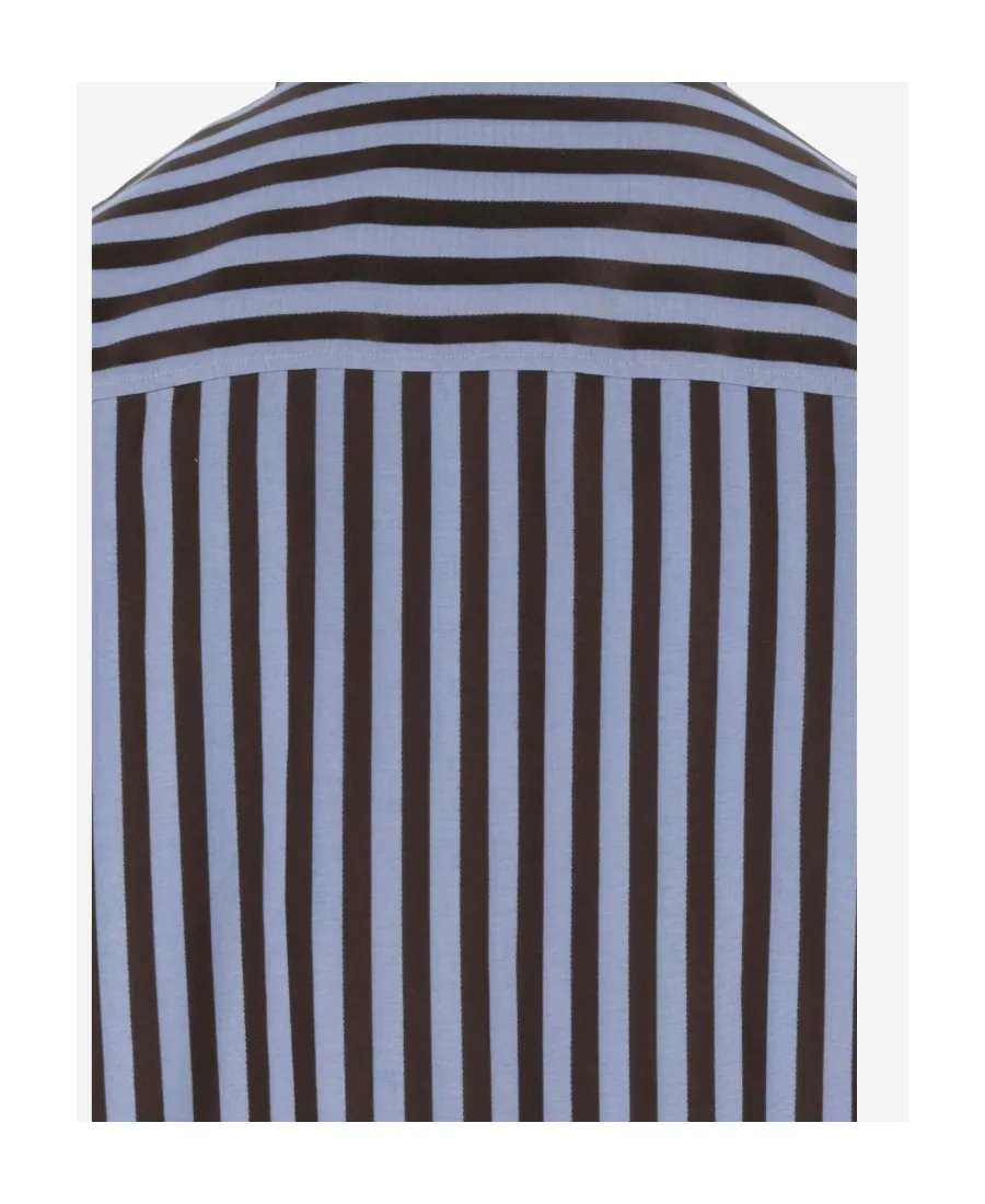 Striped Button-Up Shirt