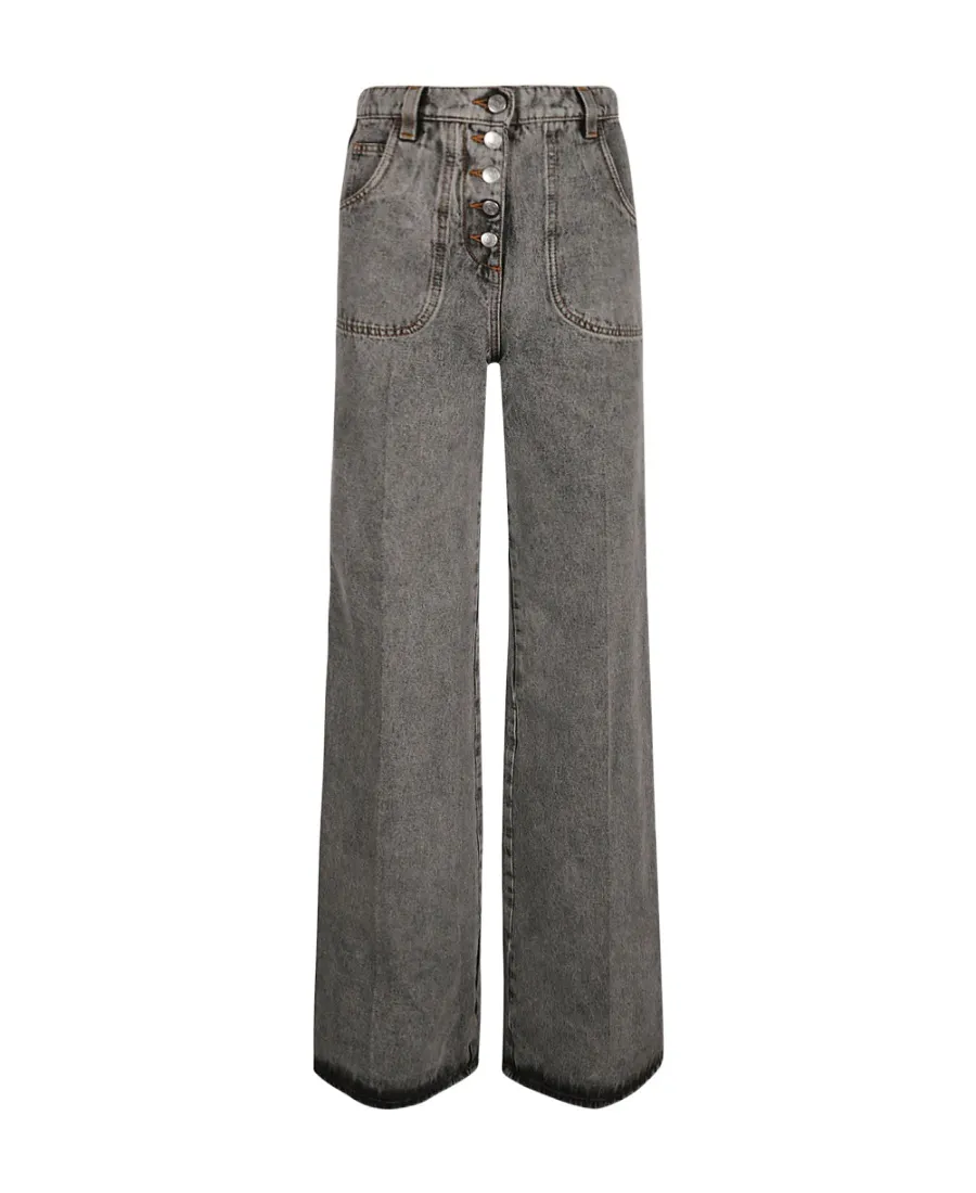 Logo-Patch Denim Jeans