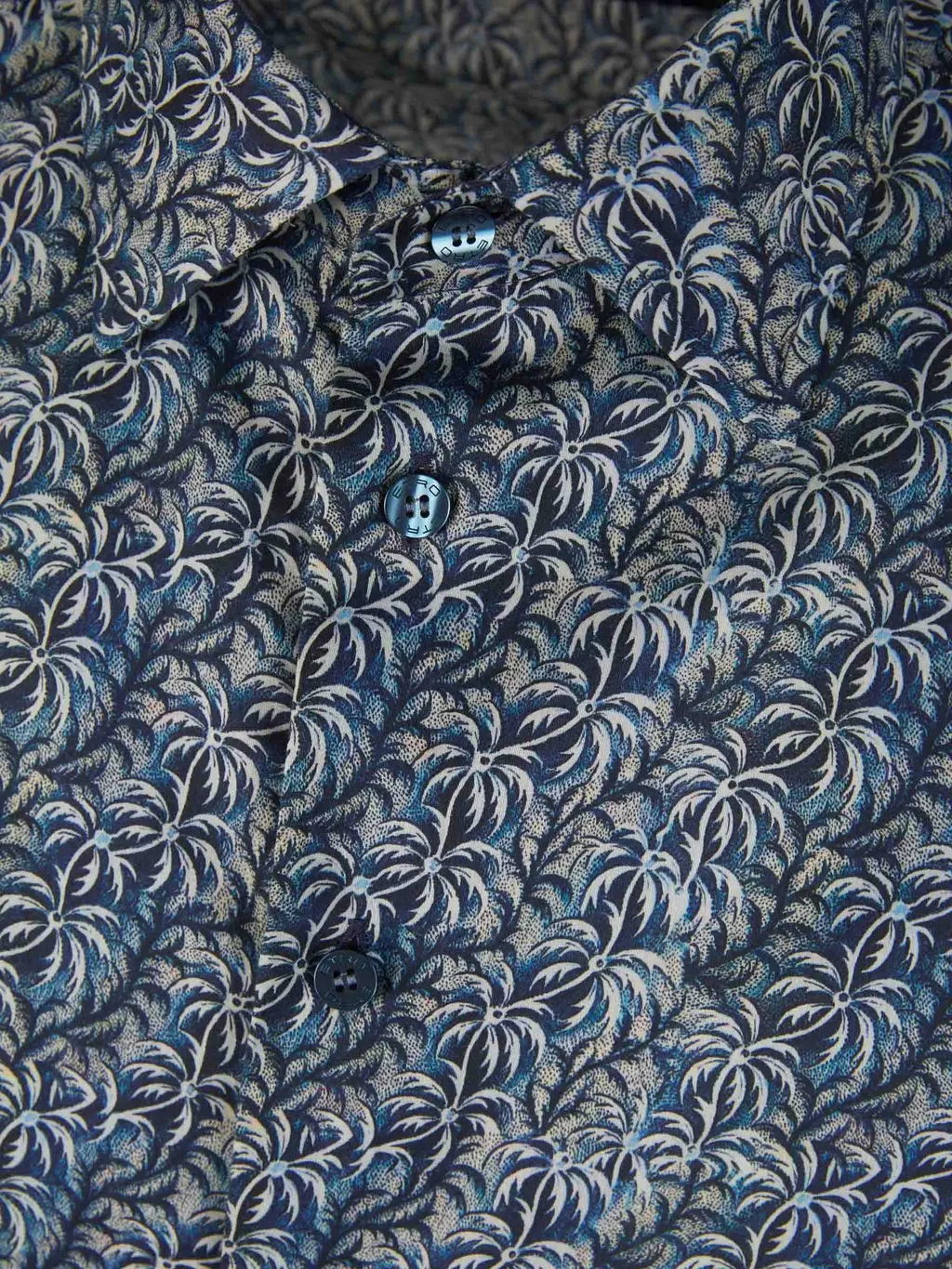 Allover Printed Long-Sleeved Shirt