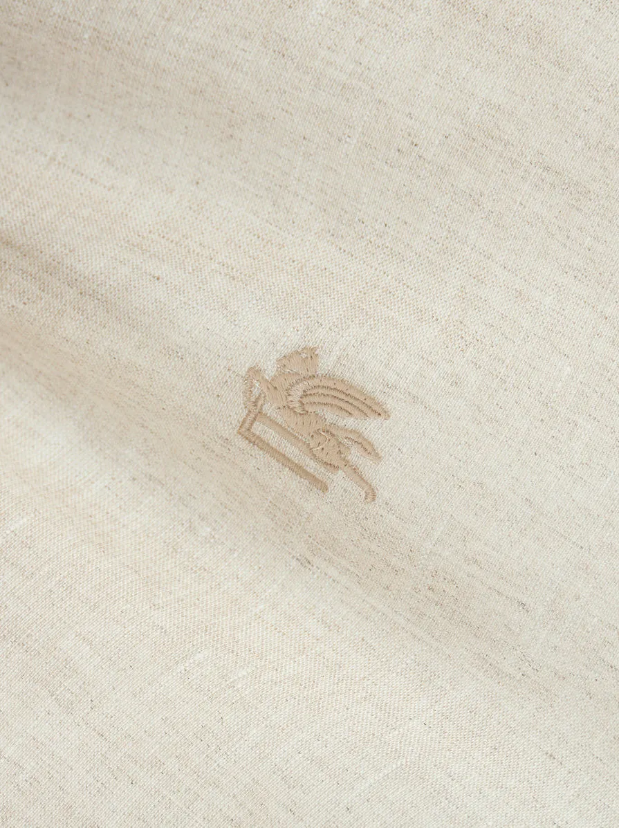 Pegaso Embroidered Long-Sleeved Shirt