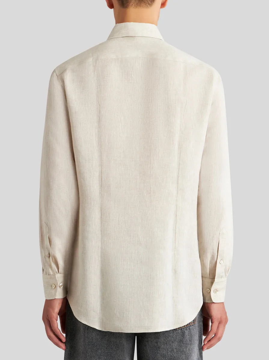 Pegaso Embroidered Long-Sleeved Shirt