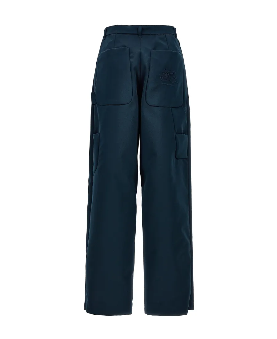 High-Waisted Cargo Pants