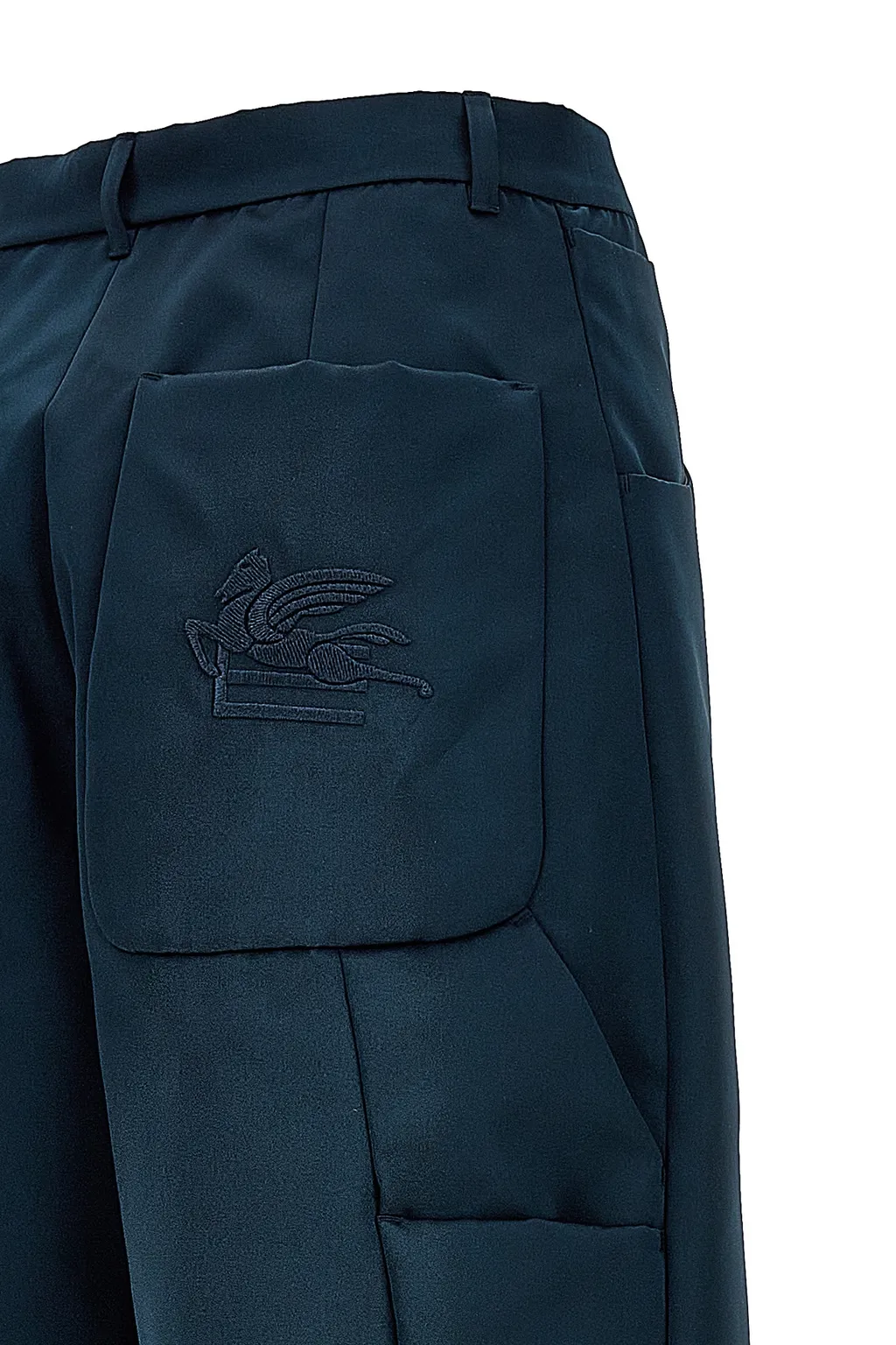 High-Waisted Cargo Pants