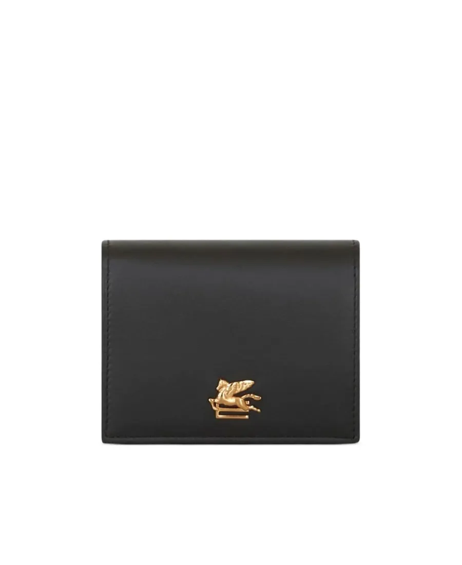 Leather Purse With Pegaso