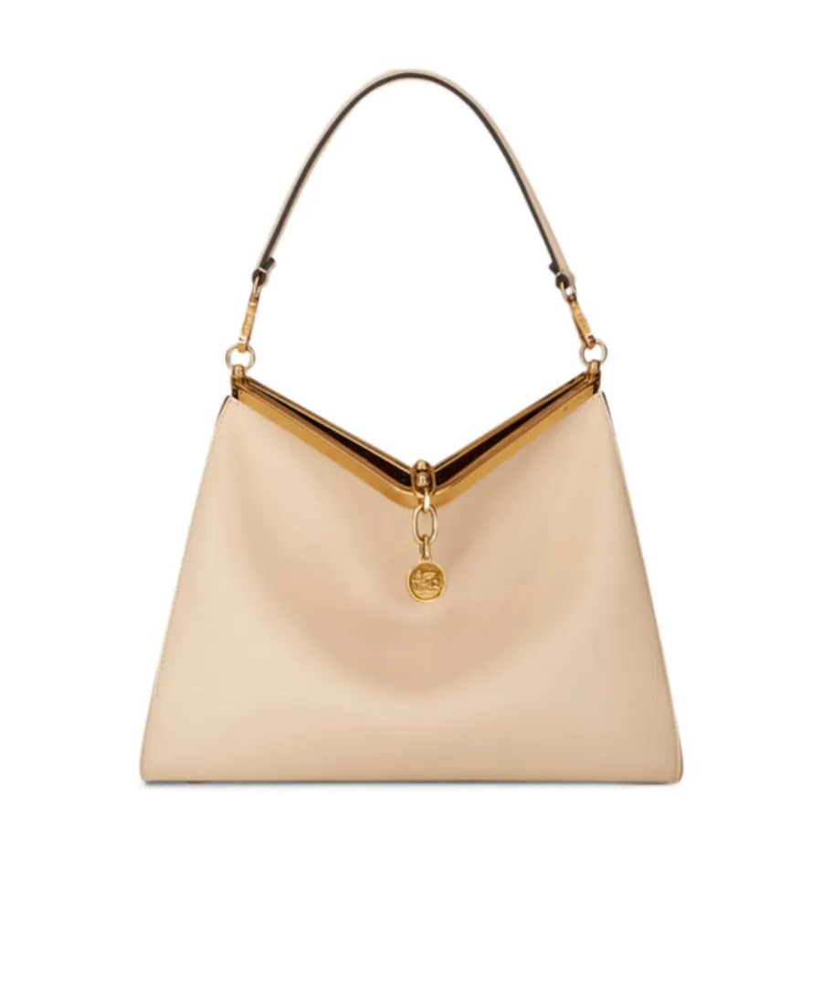 Vela Pegaso Motif Large Shoulder Bag