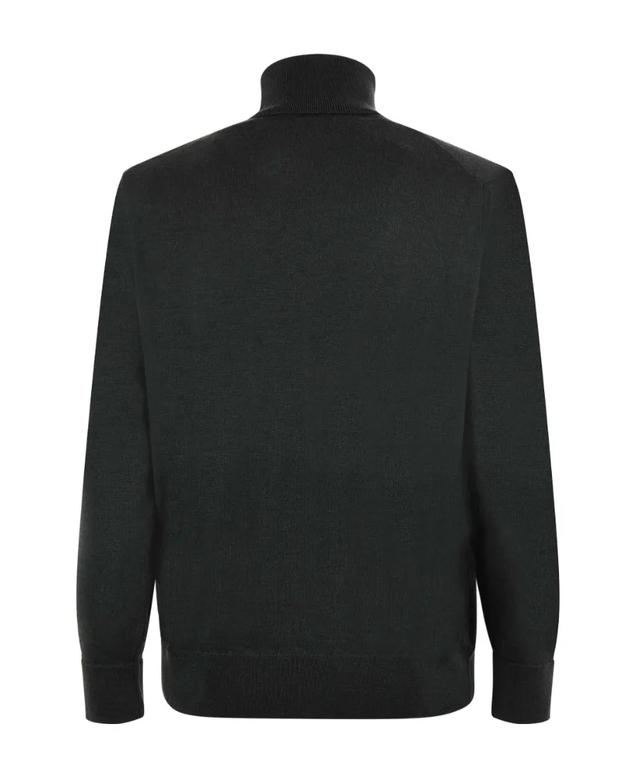 Pegaso Embroidered Turtleneck Knitted Jumper